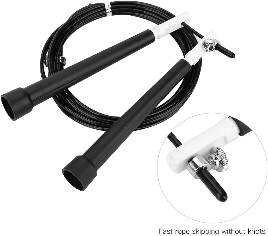 Professional Speed Jump Rope with Adjustable Wire & 360° Ball Bearing