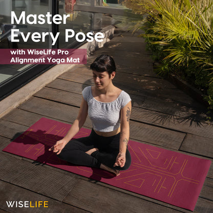 True Alignment Yoga Mat – Extra Large, Non-Slip & Eco-Friendly