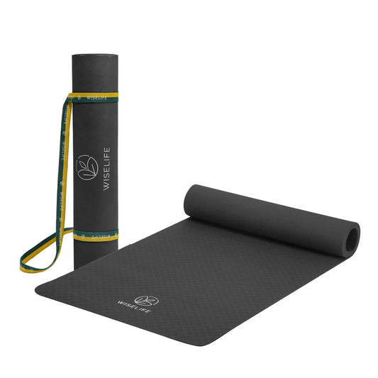 Pro Balance Yoga Mat – 8mm Extra Thick, Non-Slip & Eco-Friendly