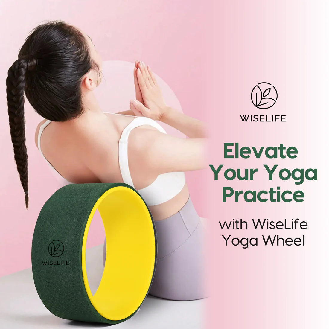 Yoga Back Wheel – Ultimate Support for Flexibility & Pain Relief