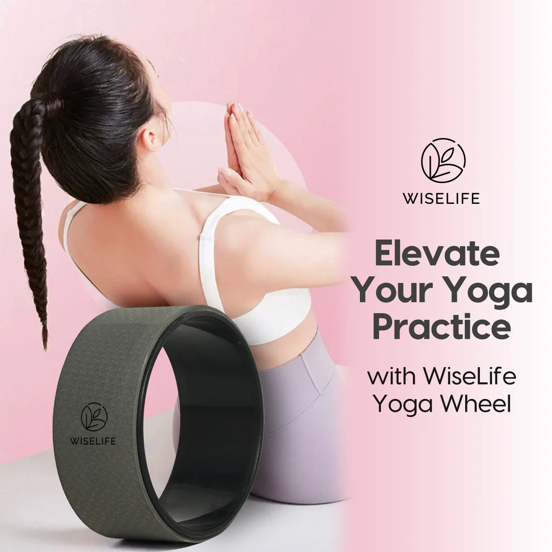 Yoga Back Wheel – Ultimate Support for Flexibility & Pain Relief