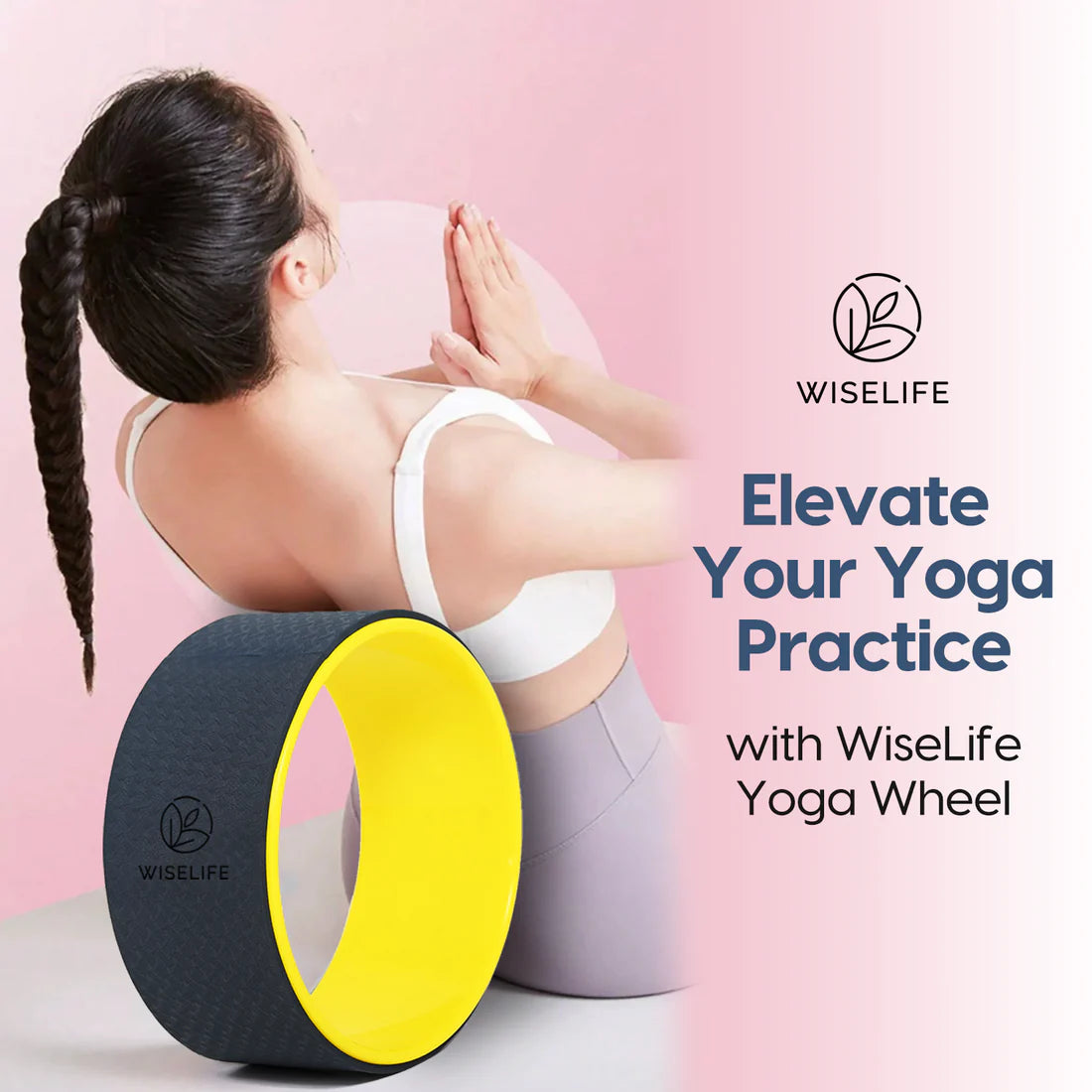 Yoga Back Wheel – Ultimate Support for Flexibility & Pain Relief