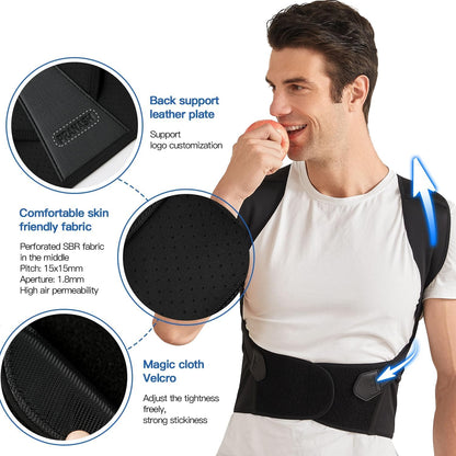 Adjustable Back & Shoulder Posture Corrector for Men & Women