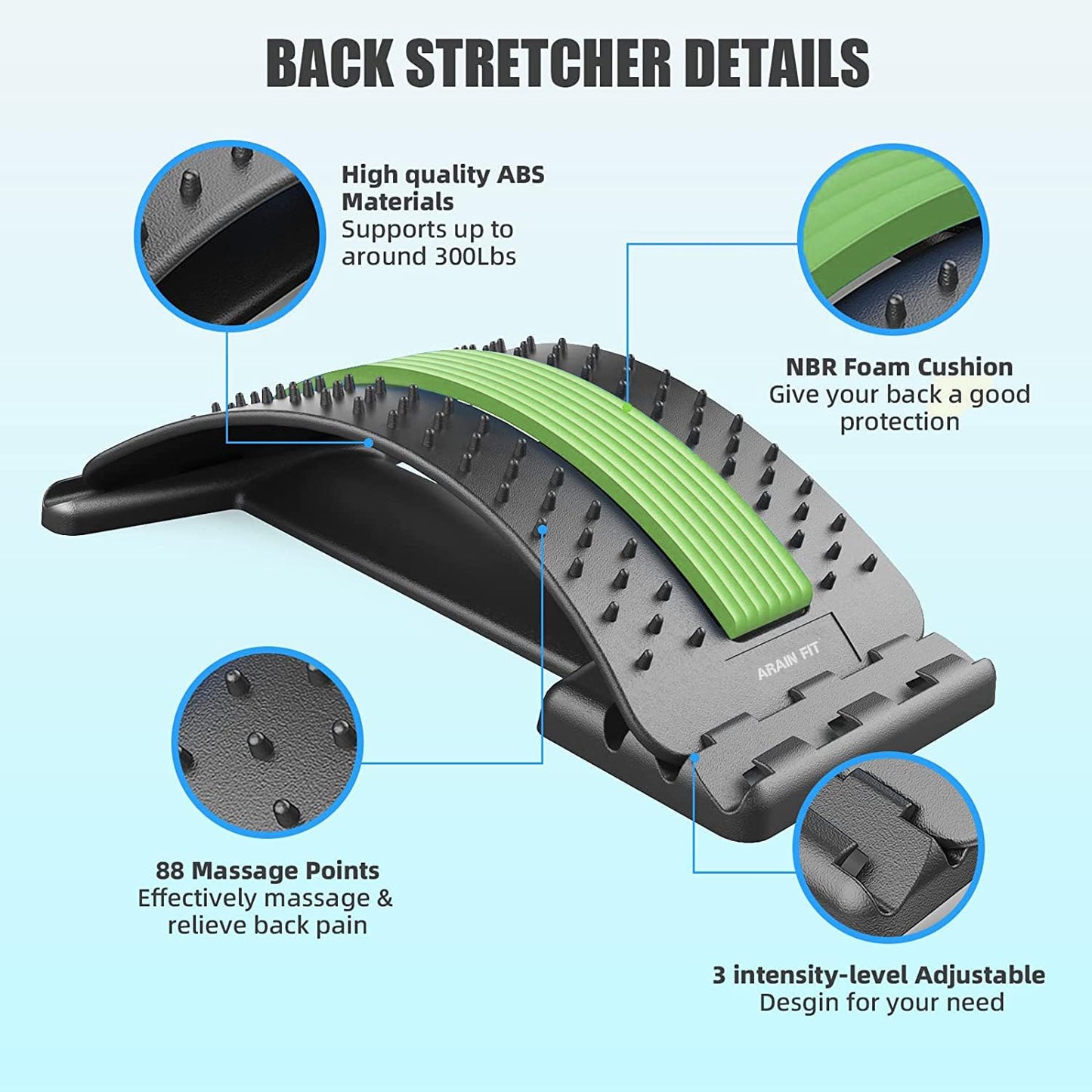 Back Stretcher for Pain Relief – Fix Posture & Relax Your Back Anytime!