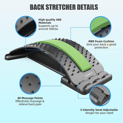 Back Stretcher for Pain Relief – Fix Posture & Relax Your Back Anytime!