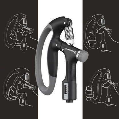 Adjustable 10-100 kg Hand Gripper with Digital Counter