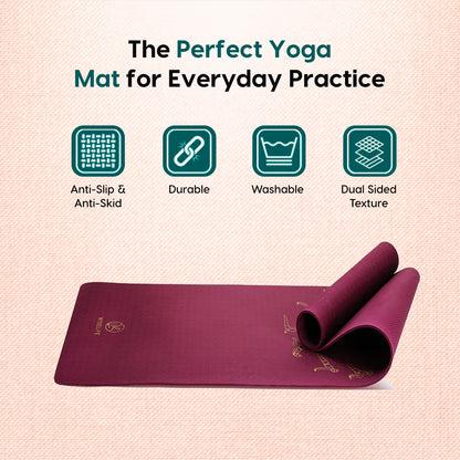 Pro Balance TPE Yoga Mat – Extra Large, Non-Slip & Eco-Friendly