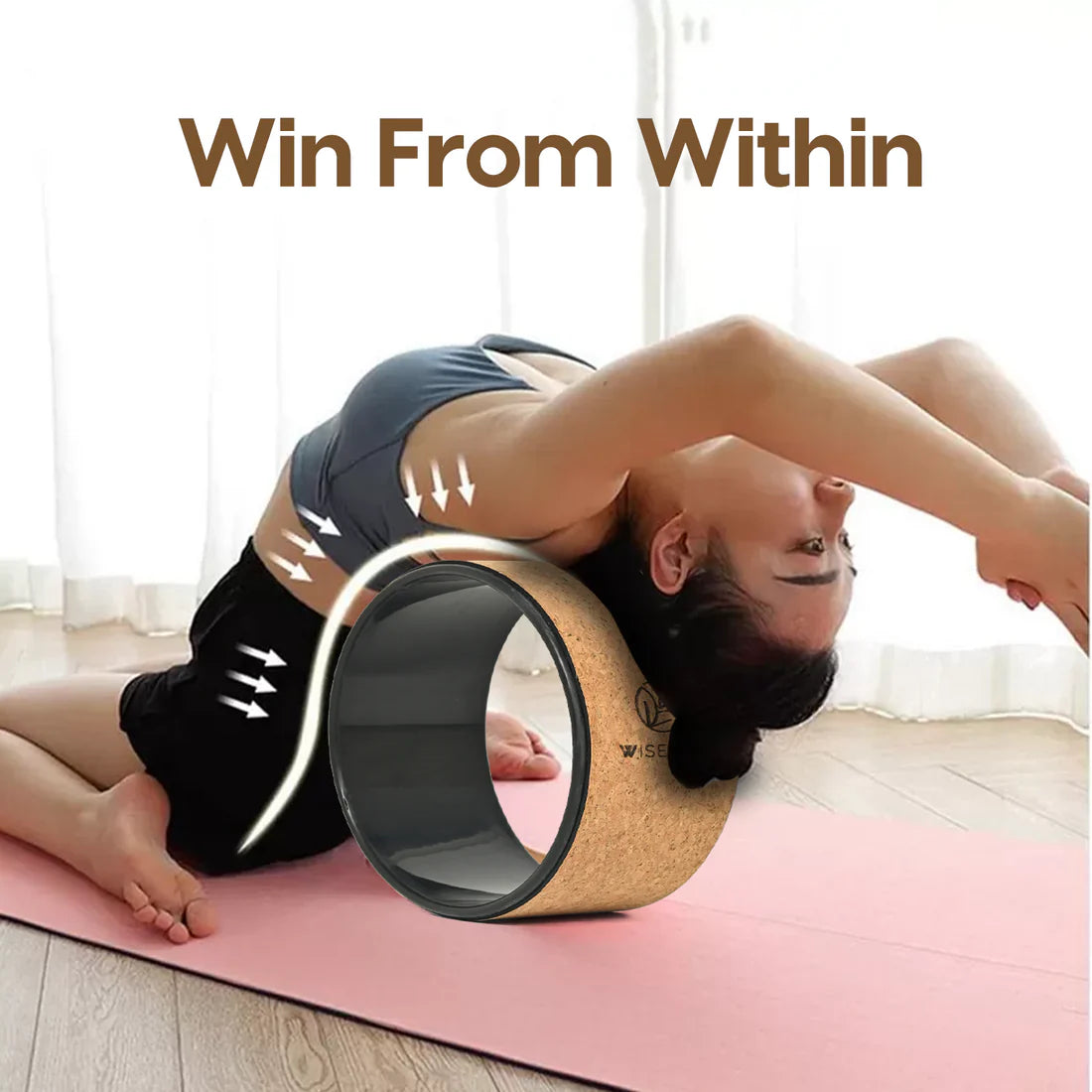Yoga Back Wheel – Ultimate Support for Flexibility & Pain Relief