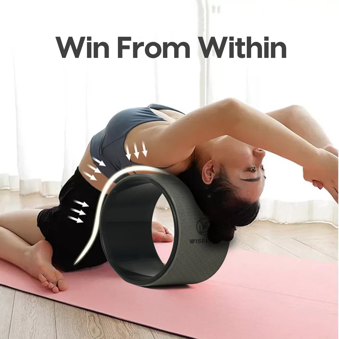 Yoga Back Wheel – Ultimate Support for Flexibility & Pain Relief