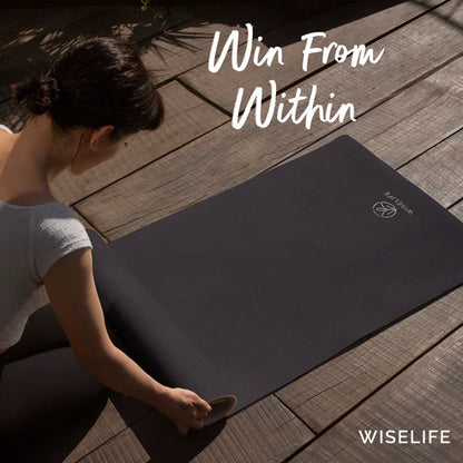 Pro Balance Yoga Mat – 8mm Extra Thick, Non-Slip & Eco-Friendly