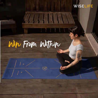 True Alignment Yoga Mat – Extra Large, Non-Slip & Eco-Friendly