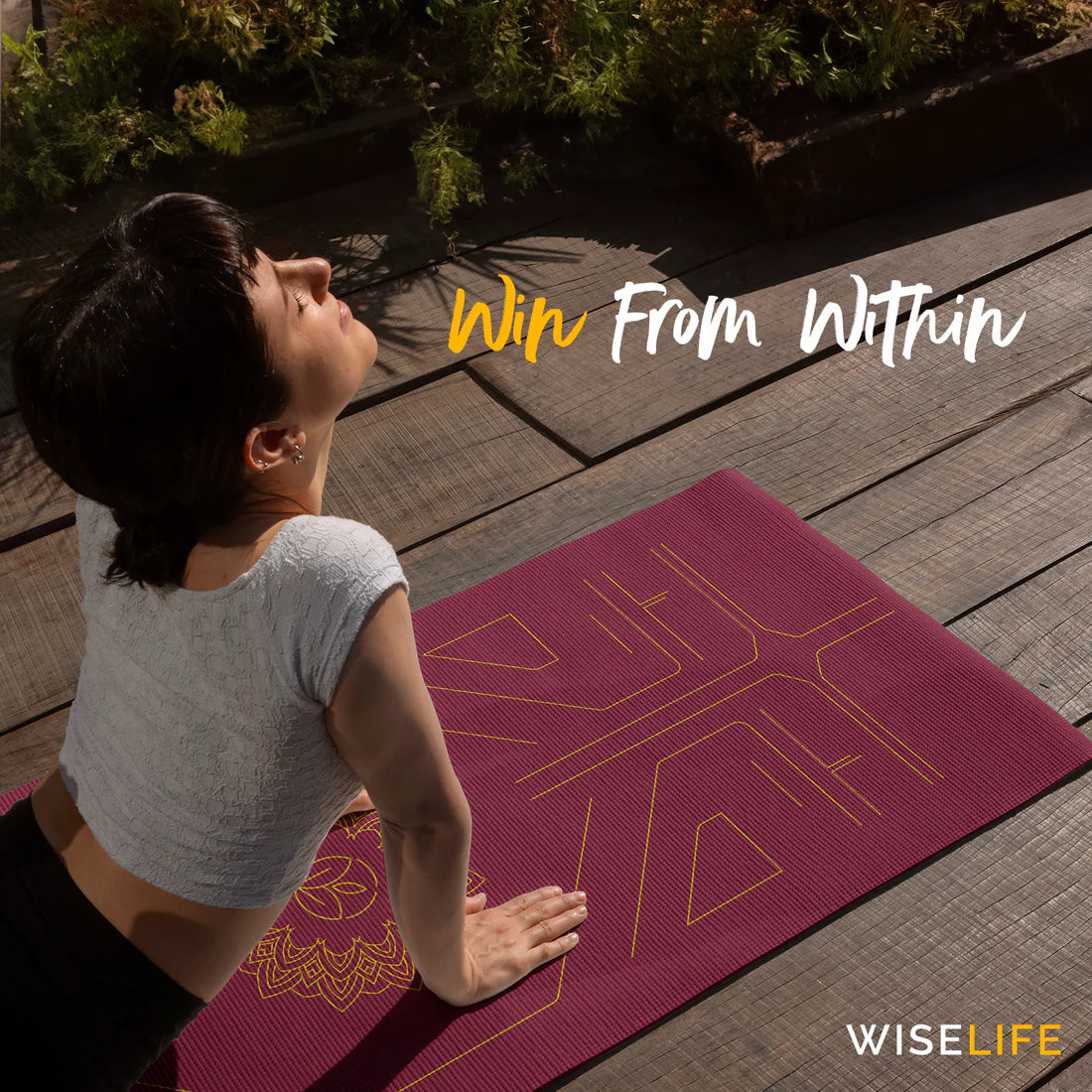 True Alignment Yoga Mat – Extra Large, Non-Slip & Eco-Friendly
