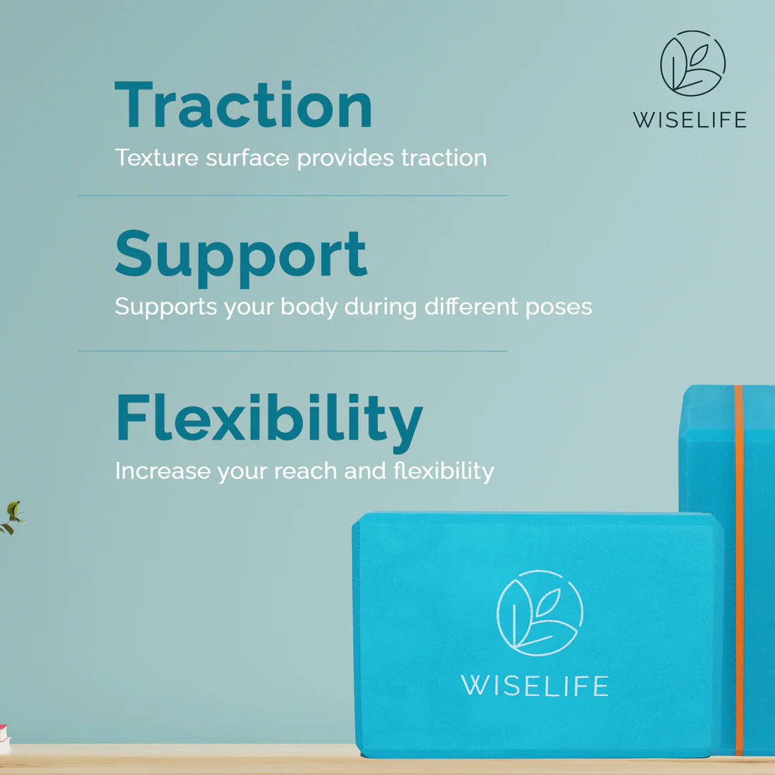 Pro Yoga Blocks – High-Density, Eco-Friendly & Non-Slip Support for Yoga & Workouts