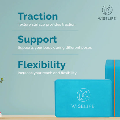 Pro Yoga Blocks – High-Density, Eco-Friendly & Non-Slip Support for Yoga & Workouts