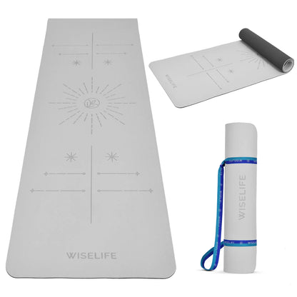 WiseLife Dual Layer Yoga Mat – Extra Large, Non-Slip & Eco-Friendly