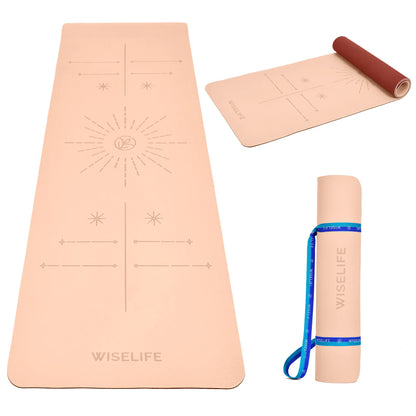 WiseLife Dual Layer Yoga Mat – Extra Large, Non-Slip & Eco-Friendly