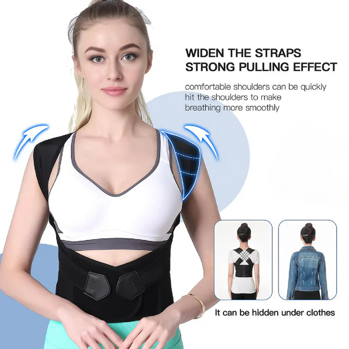 Adjustable Back & Shoulder Posture Corrector for Men & Women