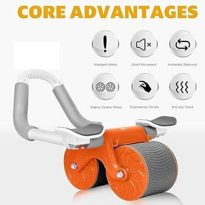 Advanced Automatic Rebound Ab Roller – High-Stability Core Trainer